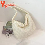 Winter Embroidery Thread Dumpling Bag Female Shoulder Crossbody Handbag