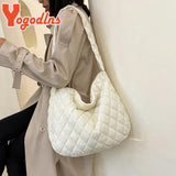 Winter Embroidery Thread Dumpling Bag Female Shoulder Crossbody Handbag
