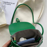 Mini PU Leather Crossbody Bag For Woman Phone Shoulder Side Bags Handbag Purses