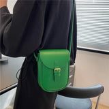 Mini PU Leather Crossbody Bag For Woman Phone Shoulder Side Bags Handbag Purses
