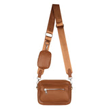 Women Messenger Bag Handbag Leather Shoulder Tote Bag Soft Square Crossbody Bags