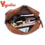 Vintage Shoulder Bag Soft PU Leather Small Square Crossbody Bag