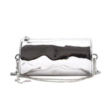 Silver Chain Shoulder Bag for Women Crossbody Handbags