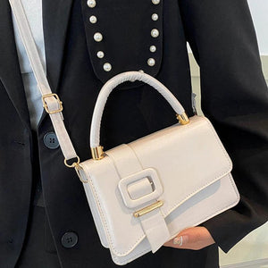 PU Leather Woman Shoulder Bag All-match Messenger Square Bag