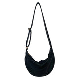 Dumpling Crossbody Bag PU Leather Handbag