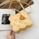 Cookie Shoulder Bags Female Summer Leather Women Crossbody Bags