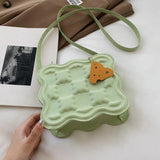 Cookie Shoulder Bags Female Summer Leather Women Crossbody Bags