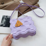 Cookie Shoulder Bags Female Summer Leather Women Crossbody Bags