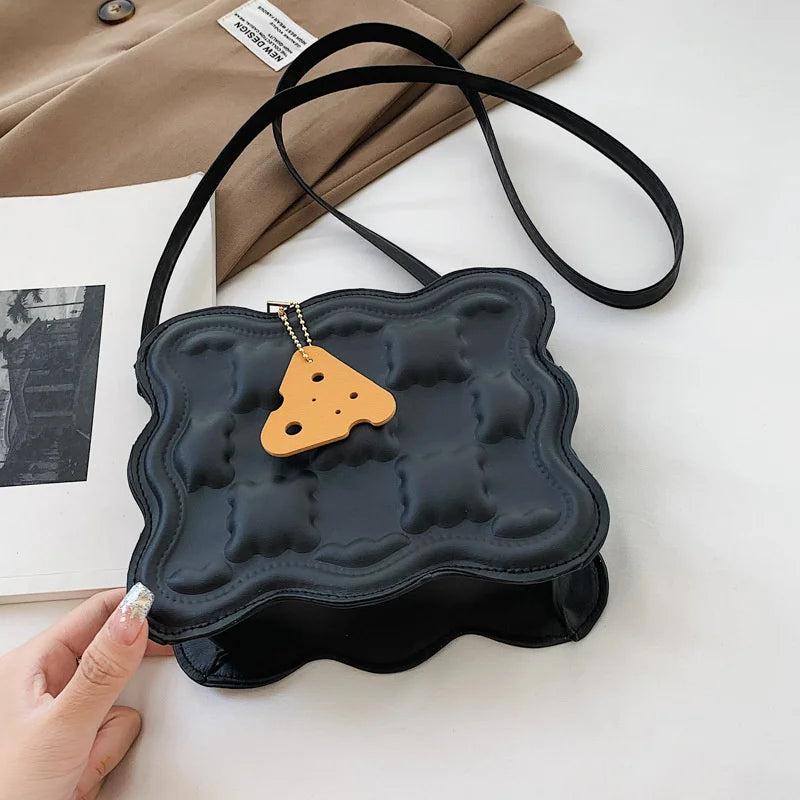 Cookie Shoulder Bags Female Summer Leather Women Crossbody Bags