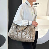 Winter Quilting Shoulder Bag Padded Crossbody Bags for Women