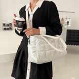 Winter Quilting Shoulder Bag Padded Crossbody Bags for Women