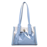Transparent PVC Handbag Women Bucket Crossbody High Quality