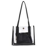 Transparent PVC Handbag Women Bucket Crossbody High Quality