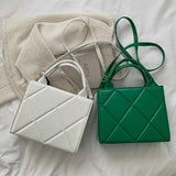 Spring Plaid Crossbody Bags Shoulder Bag Top Handle Bag