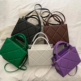 Spring Plaid Crossbody Bags Shoulder Bag Top Handle Bag