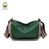 Cowhide Shoulder Bag Totes Women's Handbag Leather Female Bag