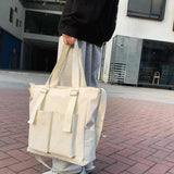 Nylon Tote Bag Waterproof ShoulderBag Large Capacity Handbag