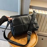 Vintage Shopper Totes Large Capacity PU Leather Handbag Women