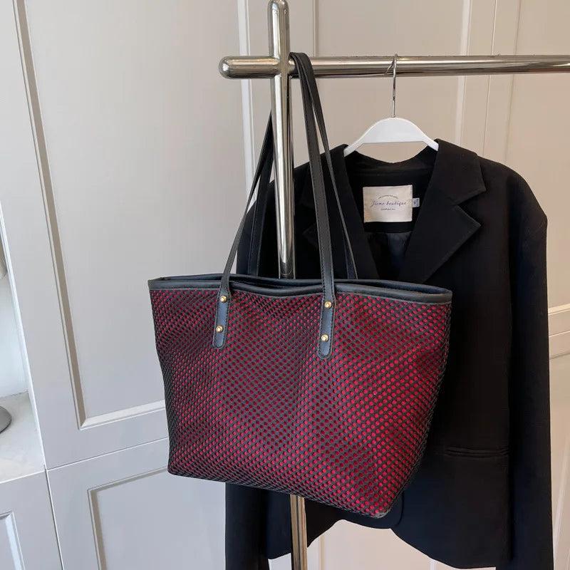 Casual Nylon Shoulder Bag Top Handle Large Capacity Handbag