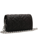 Green Quilted Shoulder Bag for Women Retro Clutch Tote