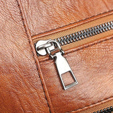 Women's Solid Bag Soft Leather Crossbody Bags Large Quality Pocket Shoulder Bag