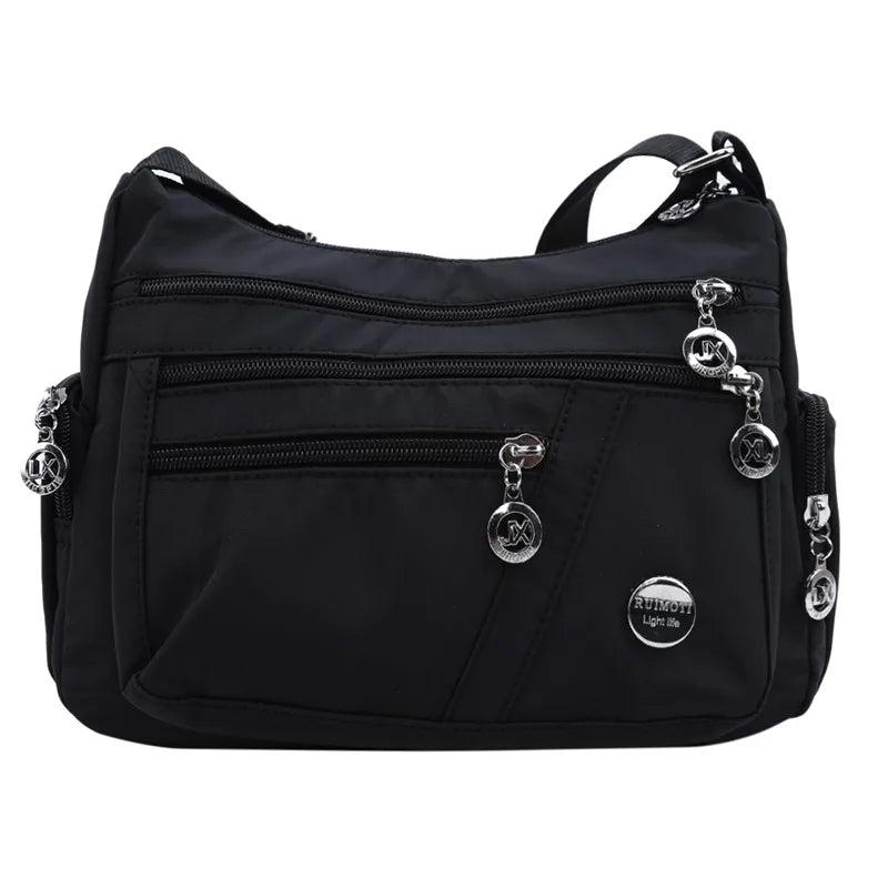 Nylon Canvas Crossbody Shoulder Bag for Women