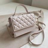 Embroidered Flap Shoulder Bag Crossbody Messenger Handbag