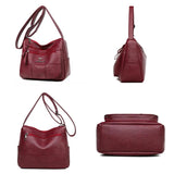 Soft Leather Crossbody Bag for Women - Stylish and Functional Shoulder Purse