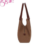 Canvas Travel Shoulder Bag Women's Casual Tote