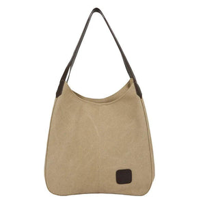 Canvas Travel Shoulder Bag Women's Casual Tote