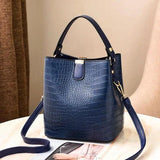 Large Capacity Women's Leather Handbag Crossbody Bag
