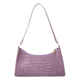 Retro Crocodile Pattern Shoulder Bag for Women