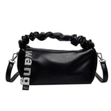 Ladies Diamonds Handbags High Leather Solid Shoulder Crossbody Bags