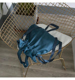 Japan Style String Bag Ruched Shoulder Bag