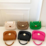 Women's PU Leather Crossbody Bag Chains Shoulder Bag