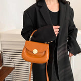 Women's PU Leather Crossbody Bag Chains Shoulder Bag