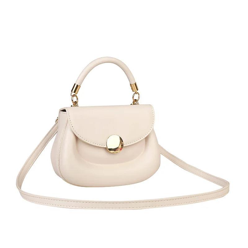 Women's PU Leather Crossbody Bag Chains Shoulder Bag