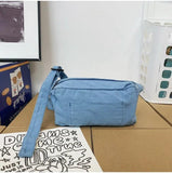 Stylish 90s Y2K Canvas Mini Crossbody Bag for Phone