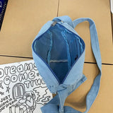 Stylish 90s Y2K Canvas Mini Crossbody Bag for Phone