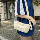 Stylish 90s Y2K Canvas Mini Crossbody Bag for Phone