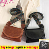 Retro PU Leather Crossbody Shoulder Bag Small Messenger Lady Travel Handba
