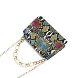 Serpentine Chain Crossbody Bag Small Handbag Top-handle Purse