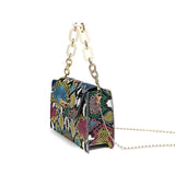 Serpentine Chain Crossbody Bag Small Handbag Top-handle Purse