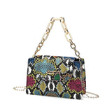 Serpentine Chain Crossbody Bag Small Handbag Top-handle Purse
