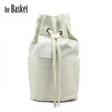 Waterproof Insert for O Bag Basket - Canvas Inner Pocket Lining