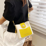 Classic Square Shoulder Bag Soft Leather Crossbody Bag Lady Messenger Handbag