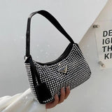 PU Leather Underarm Shoulder Bag for Women Lady Party Small Purses Handbag