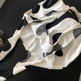 Cow Print Corduroy Handbag Tote Shoulder Bag