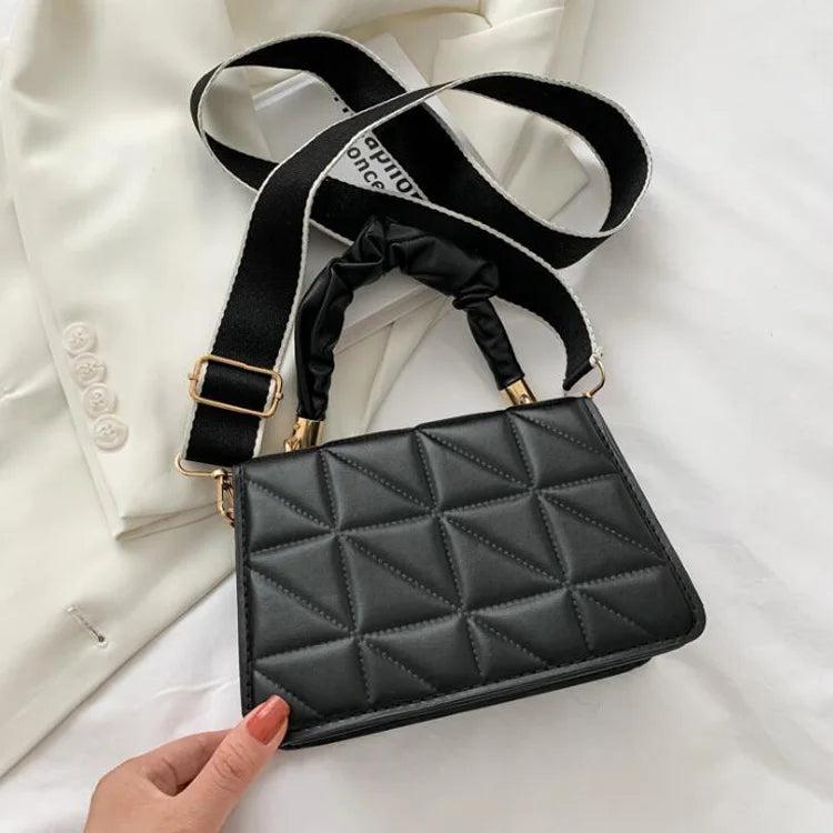 Plaid Crossbody Bag Flap Small Handbag Women Shoulder Messenger Bag