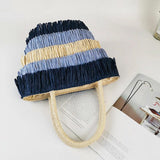 Summer Straw Weave Shoulder Bag For Women Beach Travel Handbag Lady Casual